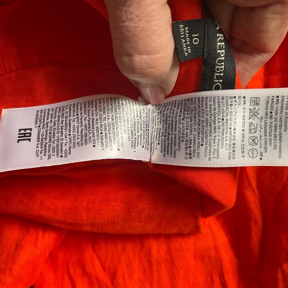 MIA WIDE-LEG CROPPED LINEN PANT and Matching Tank Set - Picture 5 of 12